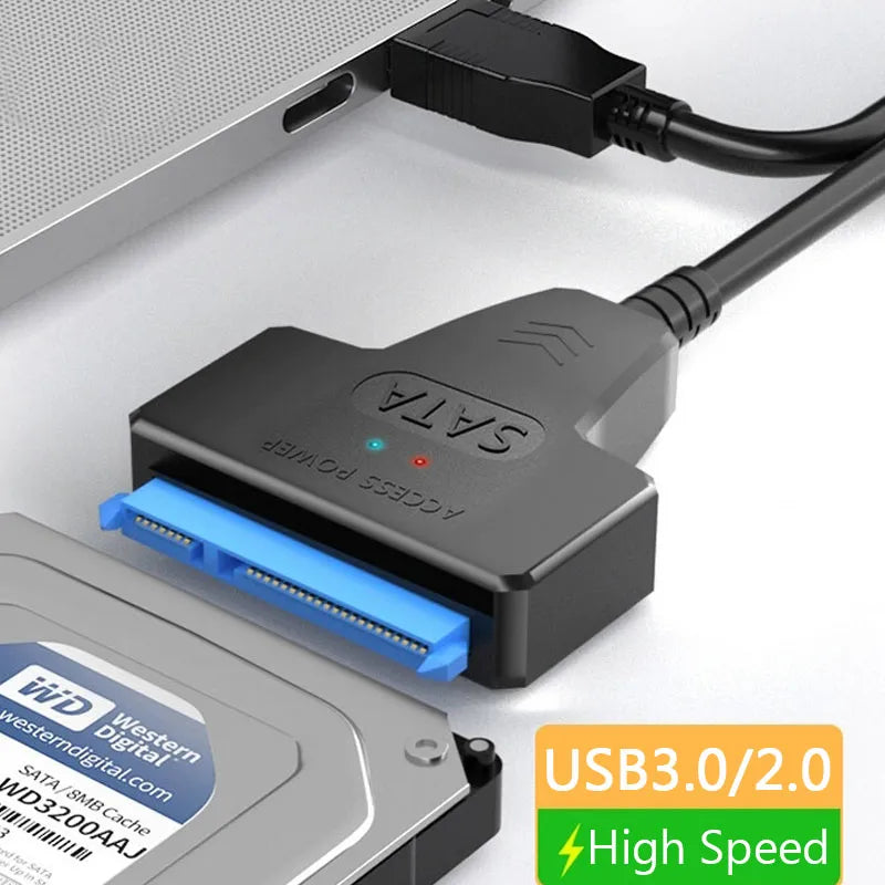 SATA to USB 3.0 Cable for 2.5 HDD SSD